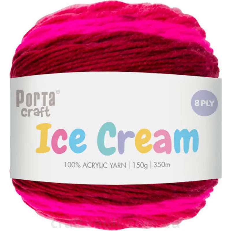 Ice Cream Yarn 150g 285m Valentine