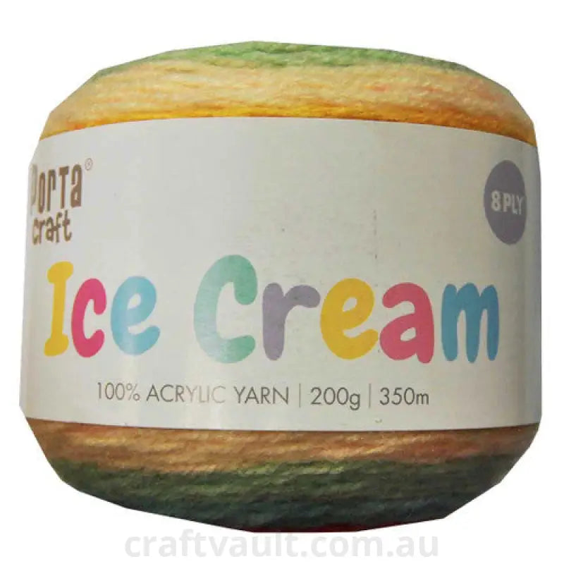 Ice Cream Yarn  200g 350m Summer Fun