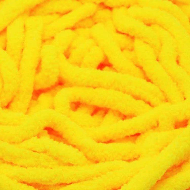 Blanket Chenille Yarn 100g 80m 12ply Lemon