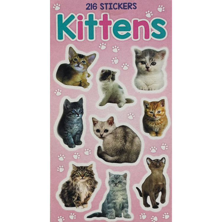 Sticker Books - Kittens 216 Stickers