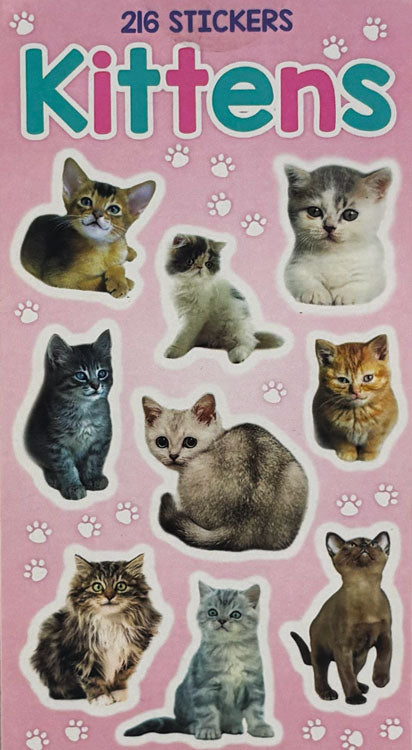 Sticker Books - Kittens 216 Stickers