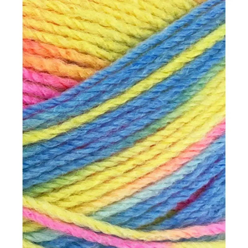 Knitting Yarn 100g 270m 8ply Multi Bubblegum