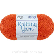 Knitting Yarn 100g 270m 8ply Solid Burnt Orange