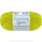 Knitting Yarn 100g 270m 8ply Solid Chartreuse