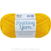 Knitting Yarn 100g 270m 8ply Solid Daisy