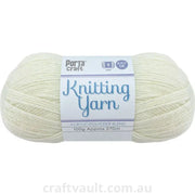 Knitting Yarn 100g 270m 8ply Solid Ivory