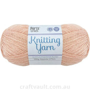 Knitting Yarn 100g 270m 8ply Solid Pink Sorbet