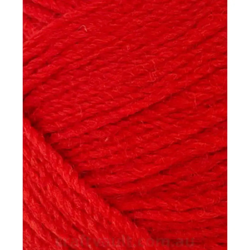 Knitting Yarn 100g 270m 8ply Solid Scarlet