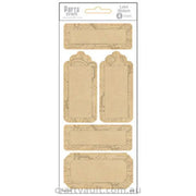 Label Stickers Kraft Paper Travel Tag B 4 Sheets
