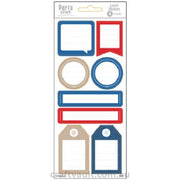 Label Stickers Note Dark 4 Sheets