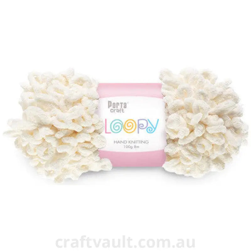 Loopy Yarn 100g 8m Cream