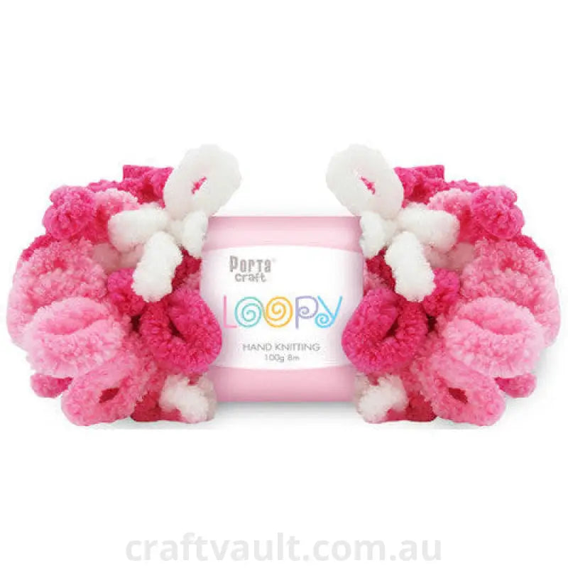 Loopy Yarn 100g 8m Pinks