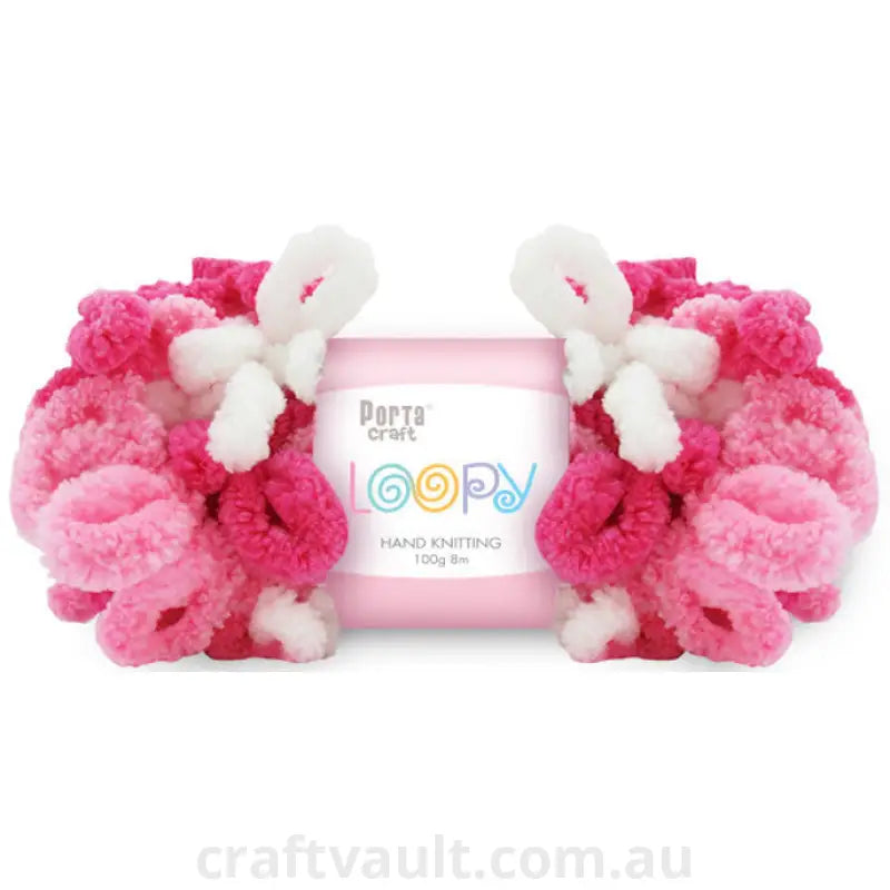 Loopy Yarn 100g 8m Pinks