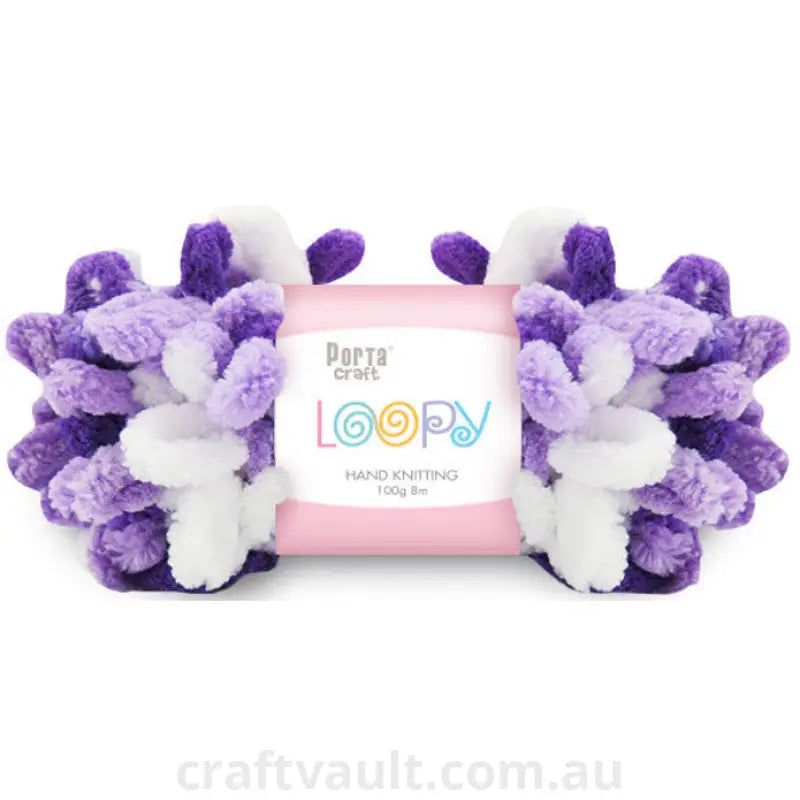 Loopy Yarn 100g 8m Purple