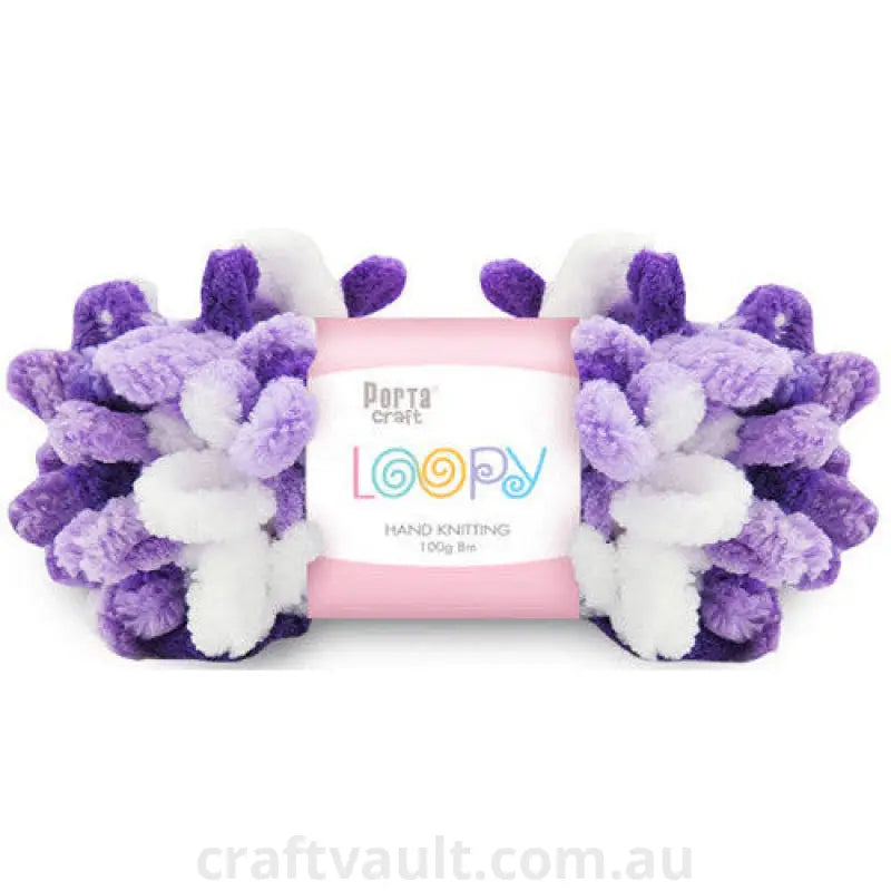 Loopy Yarn 100g 8m Purple