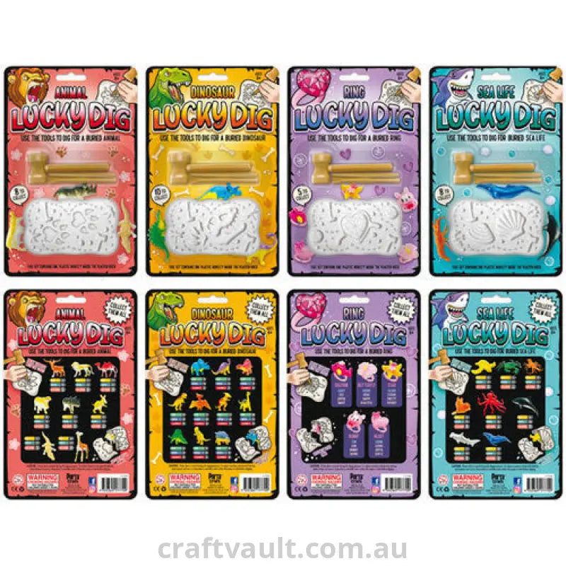 Lucky Dig Set 4 Assorted