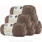 Luxe Cotton Blend Yarn 100g 220m 8ply Teddy Bear