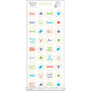 Merit Label Stickers Well Done Reward 4 Sheets