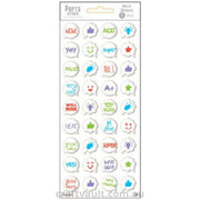 Merit Stickers Puffy Speech Bubble B 1 Sheet