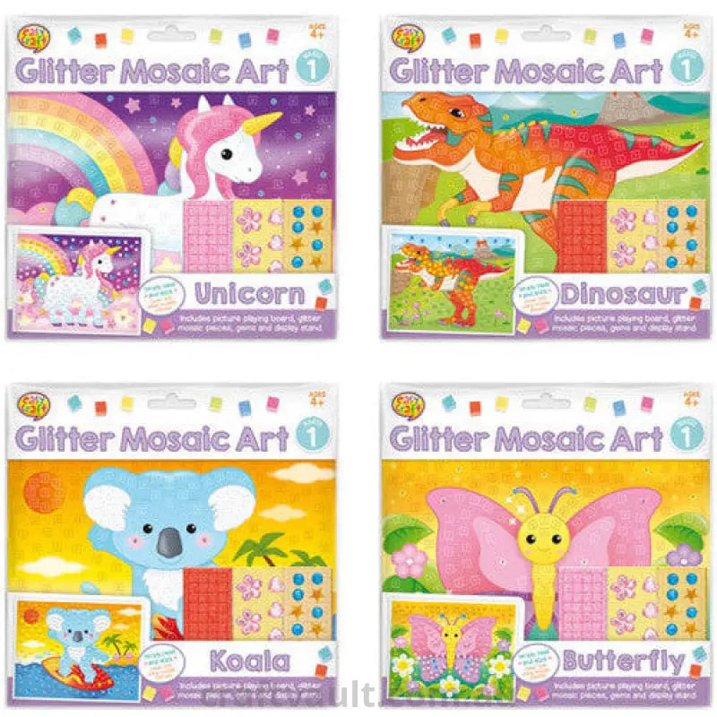 Mosaic Craft Glitter 4 Assorted