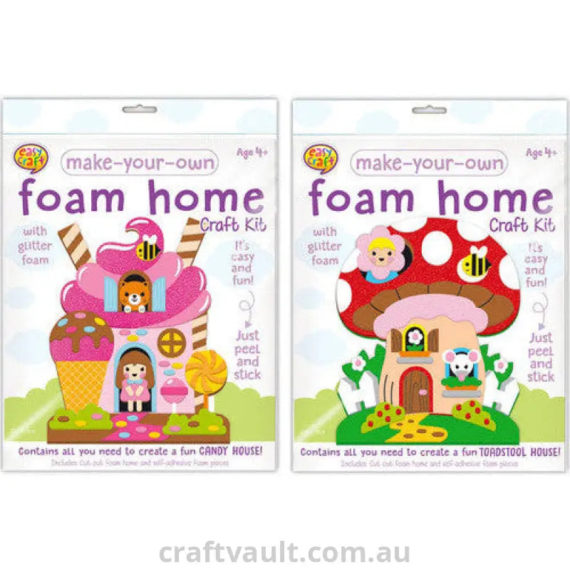 MYO Home Foam Craft Kit 2 Assorted