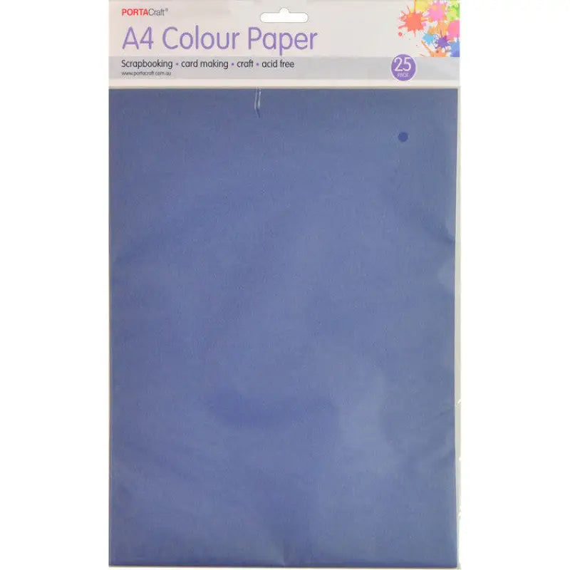 Paper A4 80gsm 25pk Dark Powder Blue