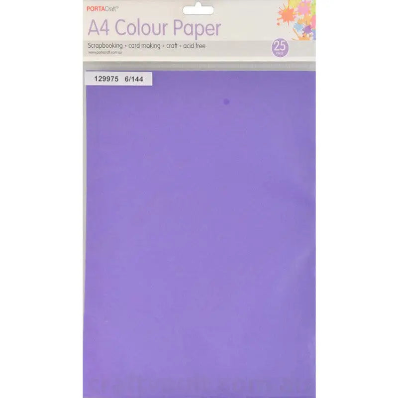 Paper A4 80gsm 25pk Lavender