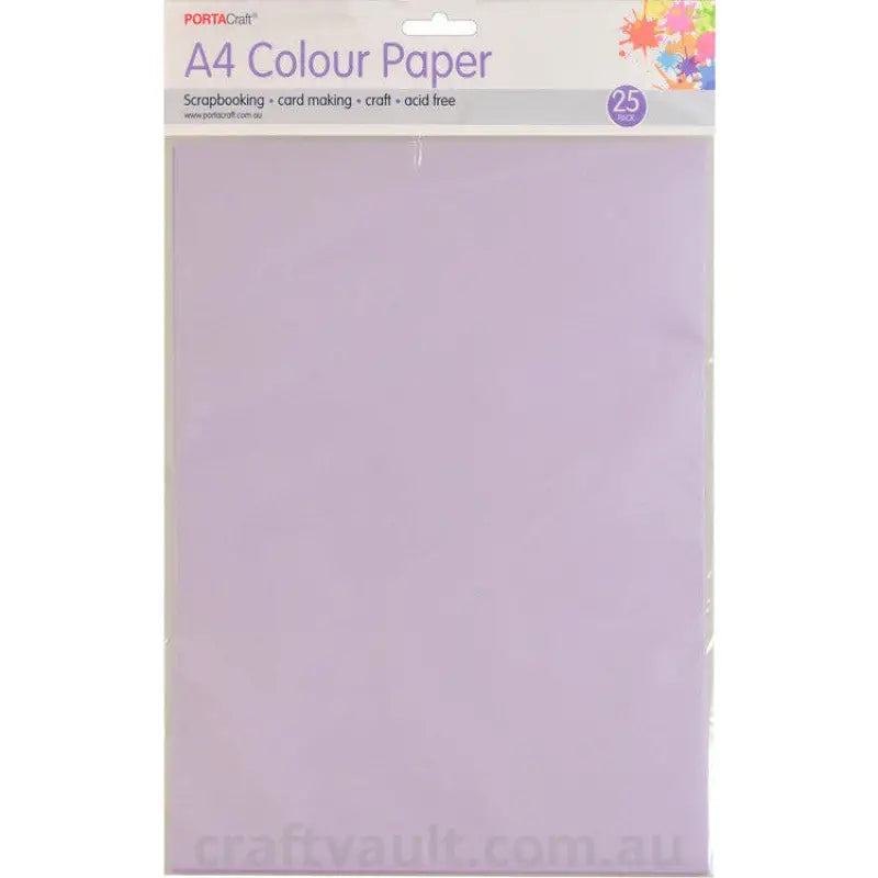 Paper A4 80gsm 25pk Lilac