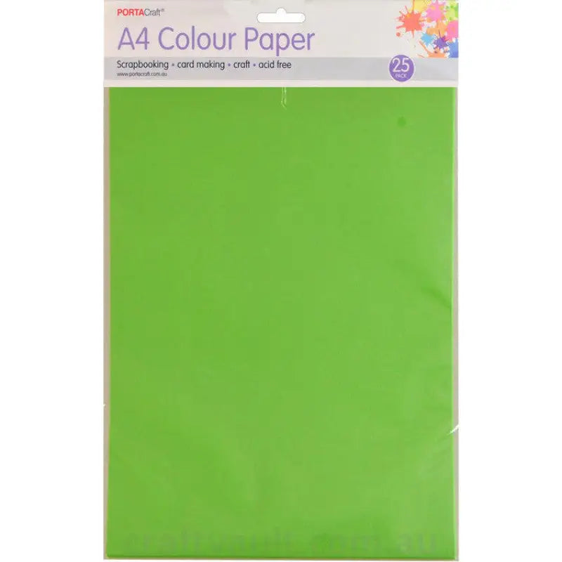 Paper A4 80gsm 25pk Tree Green