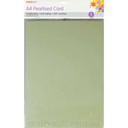 Pearlise Card Heavy Weight A4 6pk 09 Mint