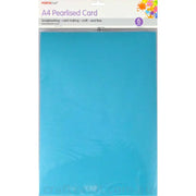 Pearlise Card Heavy Weight A4 6pk Ice Blue