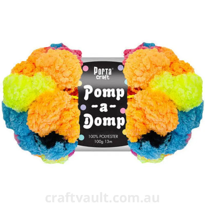 Pomp a Domp Yarn 100g 13m Bright Lights