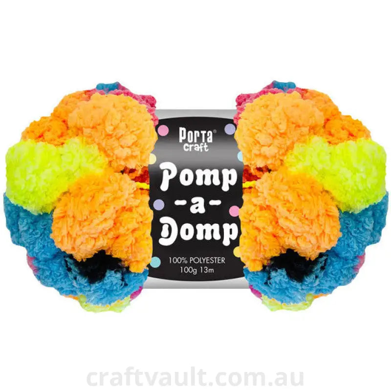 Pomp a Domp Yarn 100g 13m Bright Lights