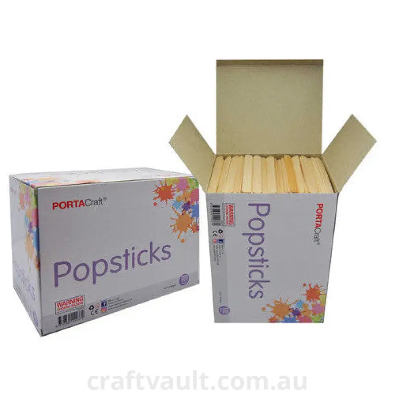 Popsticks 114x9.5mm Medium 1000 pieces Natural