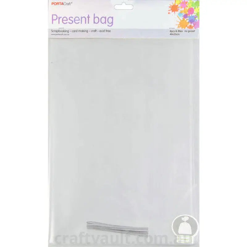 Present Bags 48x35cm 8 Bags & Ties