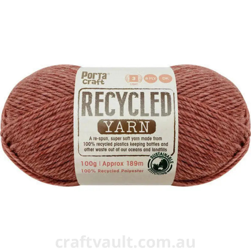 Recycled Yarn 100g 189m 8ply Cameo Melange
