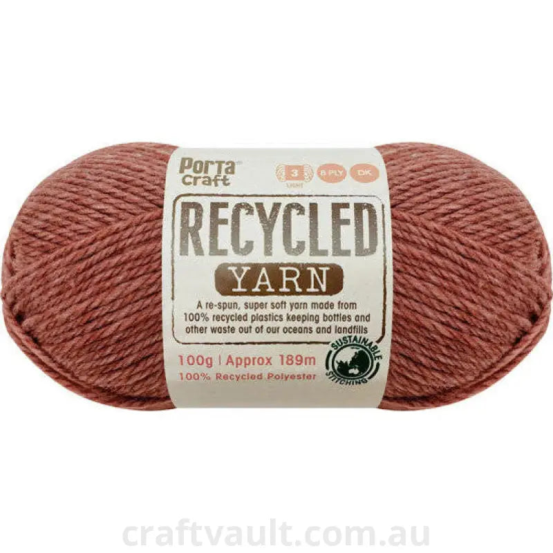 Recycled Yarn 100g 189m 8ply Cameo Melange