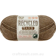 Recycled Yarn 100g 189m 8ply Cinnamon Melange