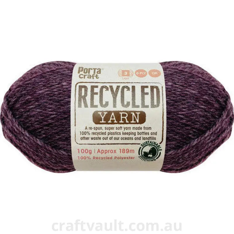 Recycled Yarn 100g 189m 8ply Elegant Melange