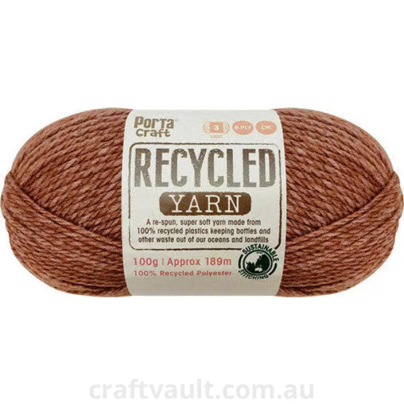 Recycled Yarn 100g 189m 8ply Tamarind Melange
