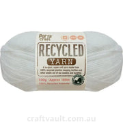 Recycled Yarn 100g 189m 8ply Vintage White