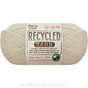 Recycled Yarn 100g 189m 8ply Whipped Cream