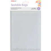 Sealable Bags 120x167mm 25pk Closed