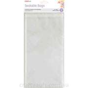 Sealable Bags 145x290mm 20pk Open