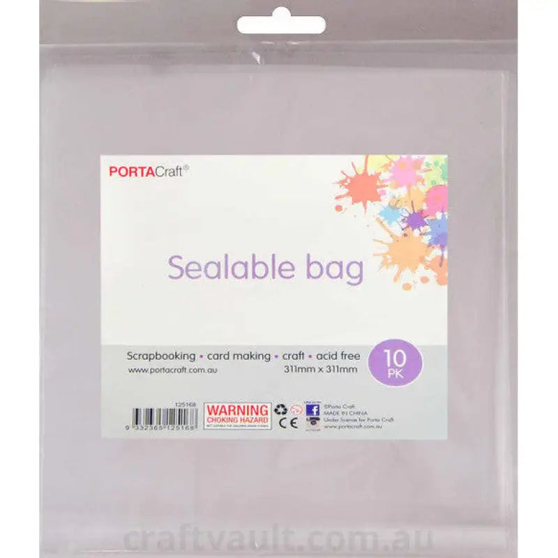 Sealable Bags 311x311mm 10pk