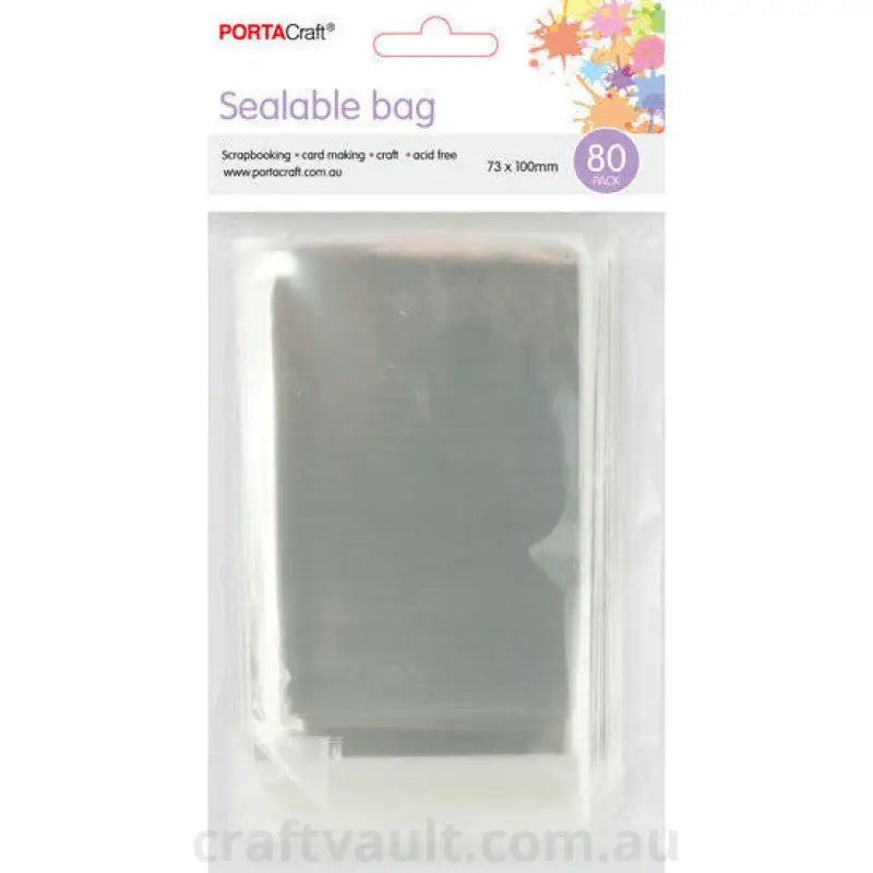Sealable Bags 73x100mm 80pk
