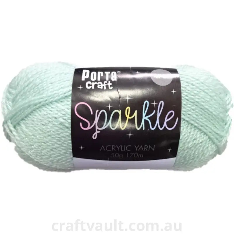 Sparkle Acryl Yarn 50g 170m 4ply Mint