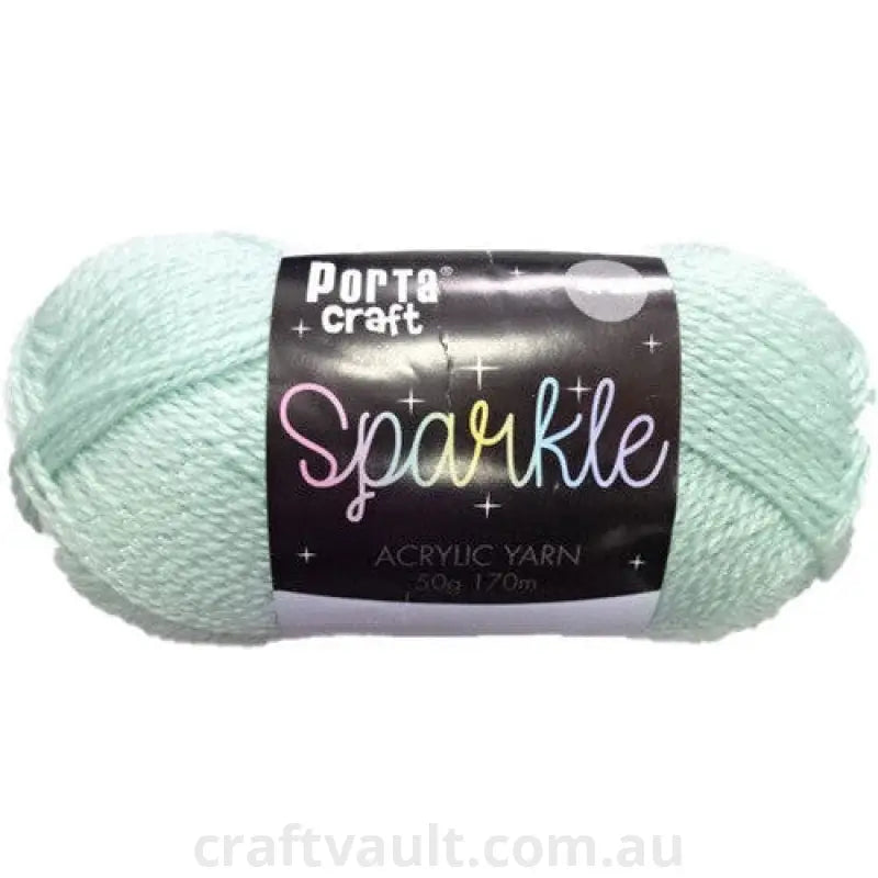 Sparkle Acryl Yarn 50g 170m 4ply Mint