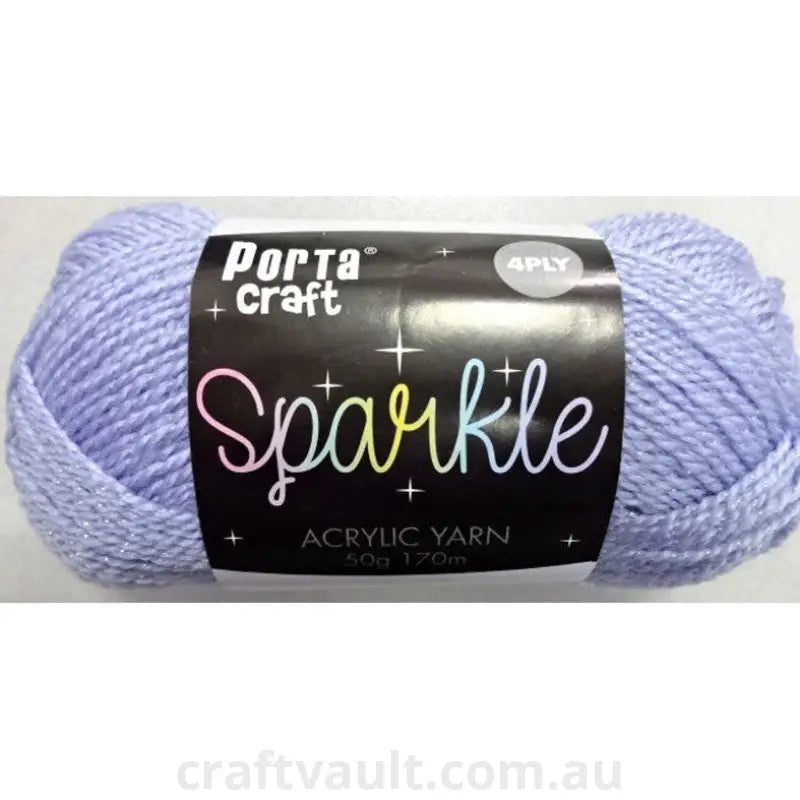 Sparkle Acryl Yarn 50g 170m 4ply Sky
