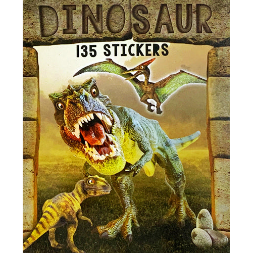 Dinosaur Sticker Book - 135 Stickers